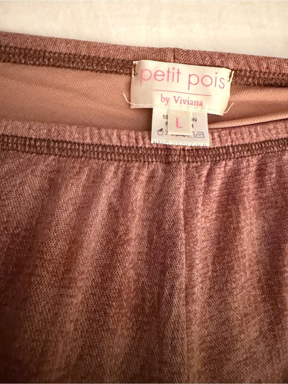 petit pois by Viviana Wide Leg Pants - Dusty Rose